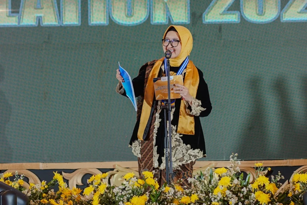 DG Dyah Anggraeni saat memberikan sambutan di momen DG Installation, Semarang 20/6/2025. (FOTO: Public Image)