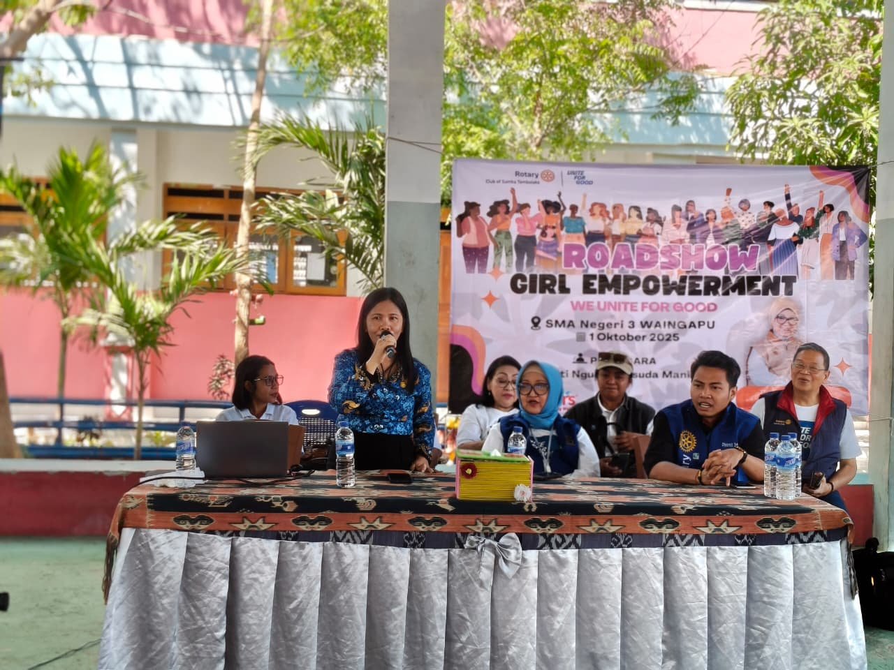 DG Dyah tampil sebagai narasumber dengan membawakan materi seputar kekerasan pada remaja, ajakan Stop Perkawinan Anak, serta kesehatan reproduksi.