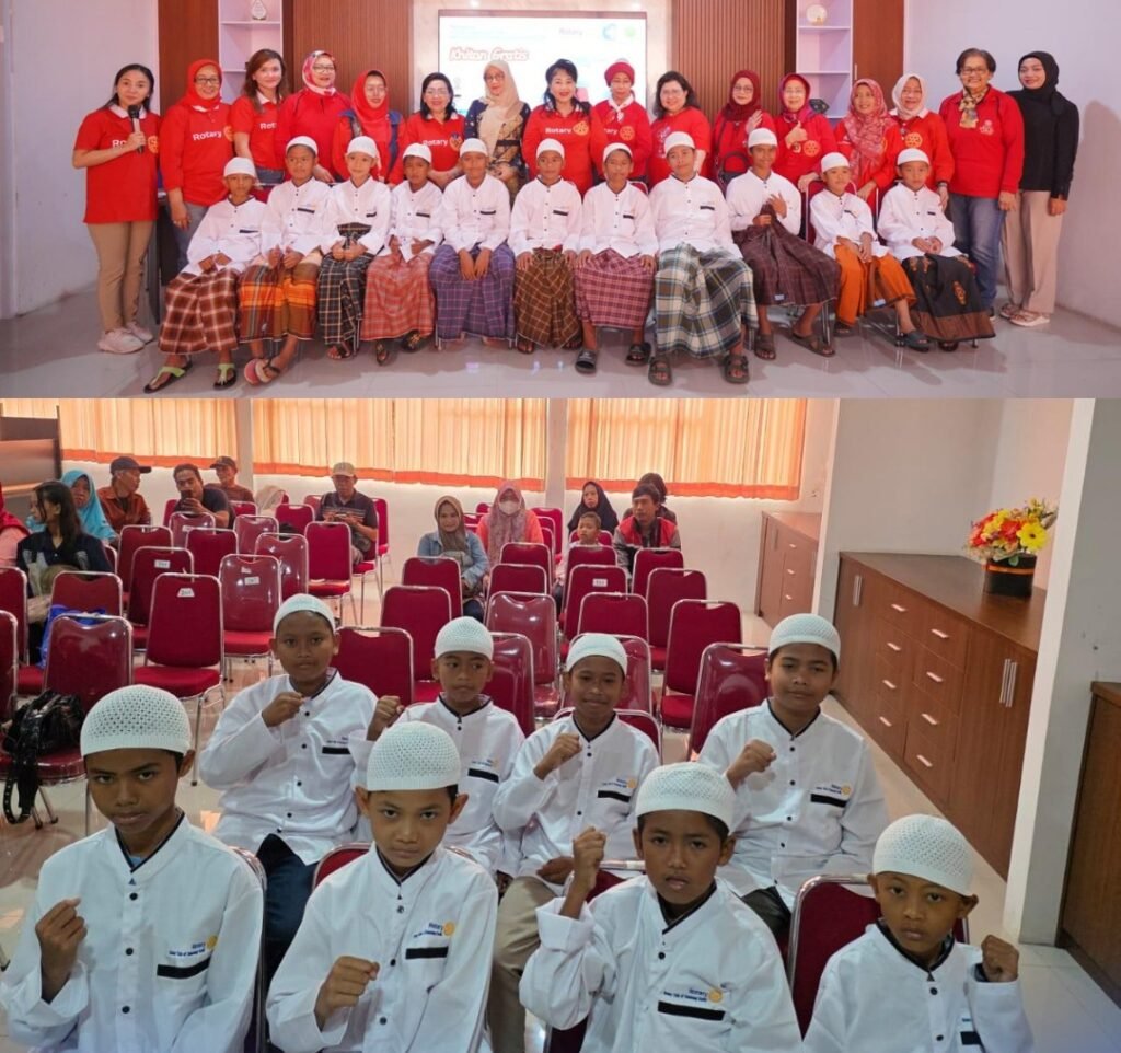 Rotary Club of Semarang Kunthi mengawali perayaan HUT ke-35 dengan program khitan gratis bagi 35 anak di Semarang bersama RS Cepoko